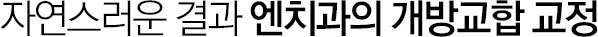 자연스러운 결과 엔치과의 개방교합 교정